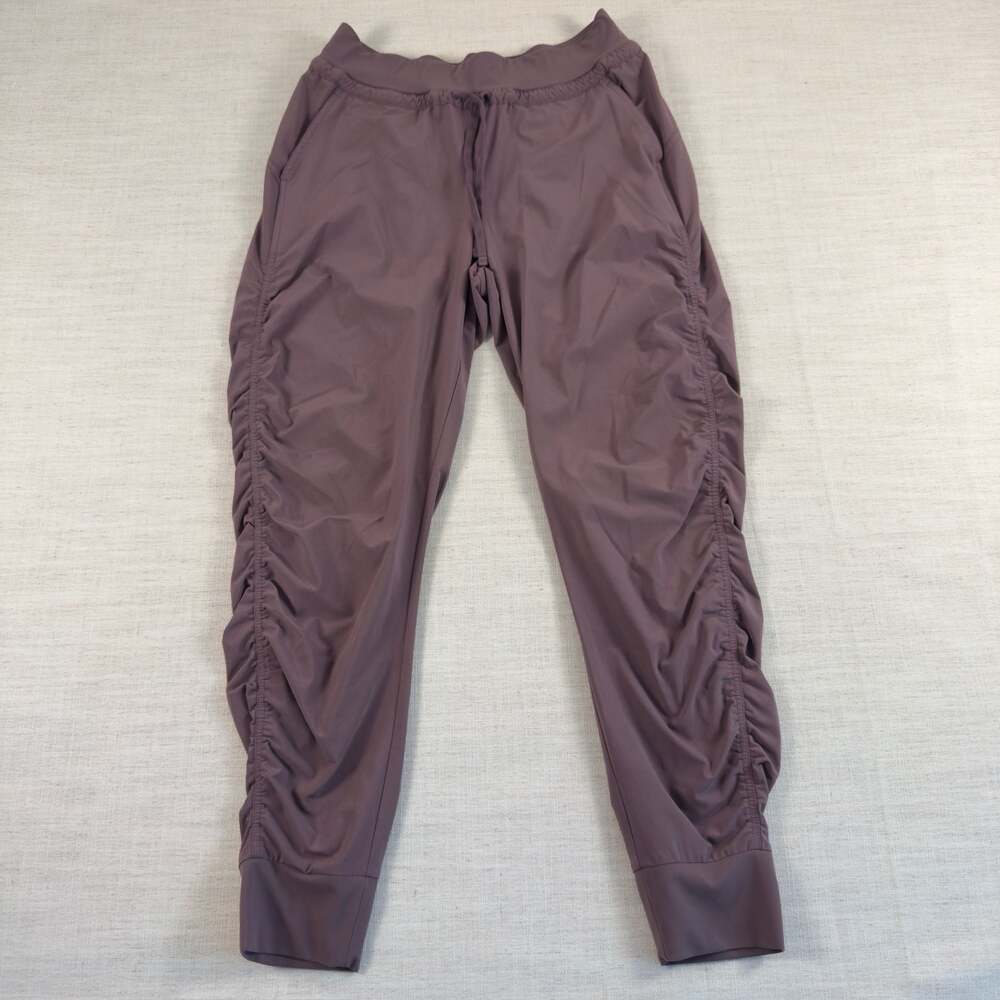Athleta‎ Attitude Pant Size 2 Purple Ruched Joggers
